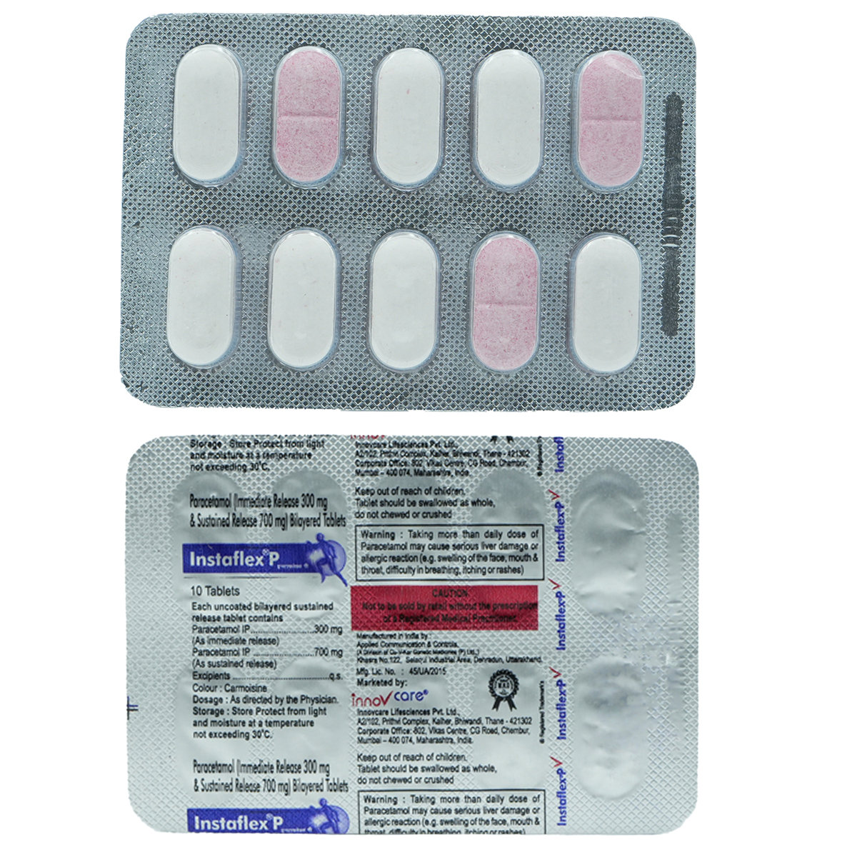 Instaflex P 1000 mg Tablet 10's, Pack of 10 TabletS Instaflex P 1000 mg Tablet 10's, Pack of 10 TabletS