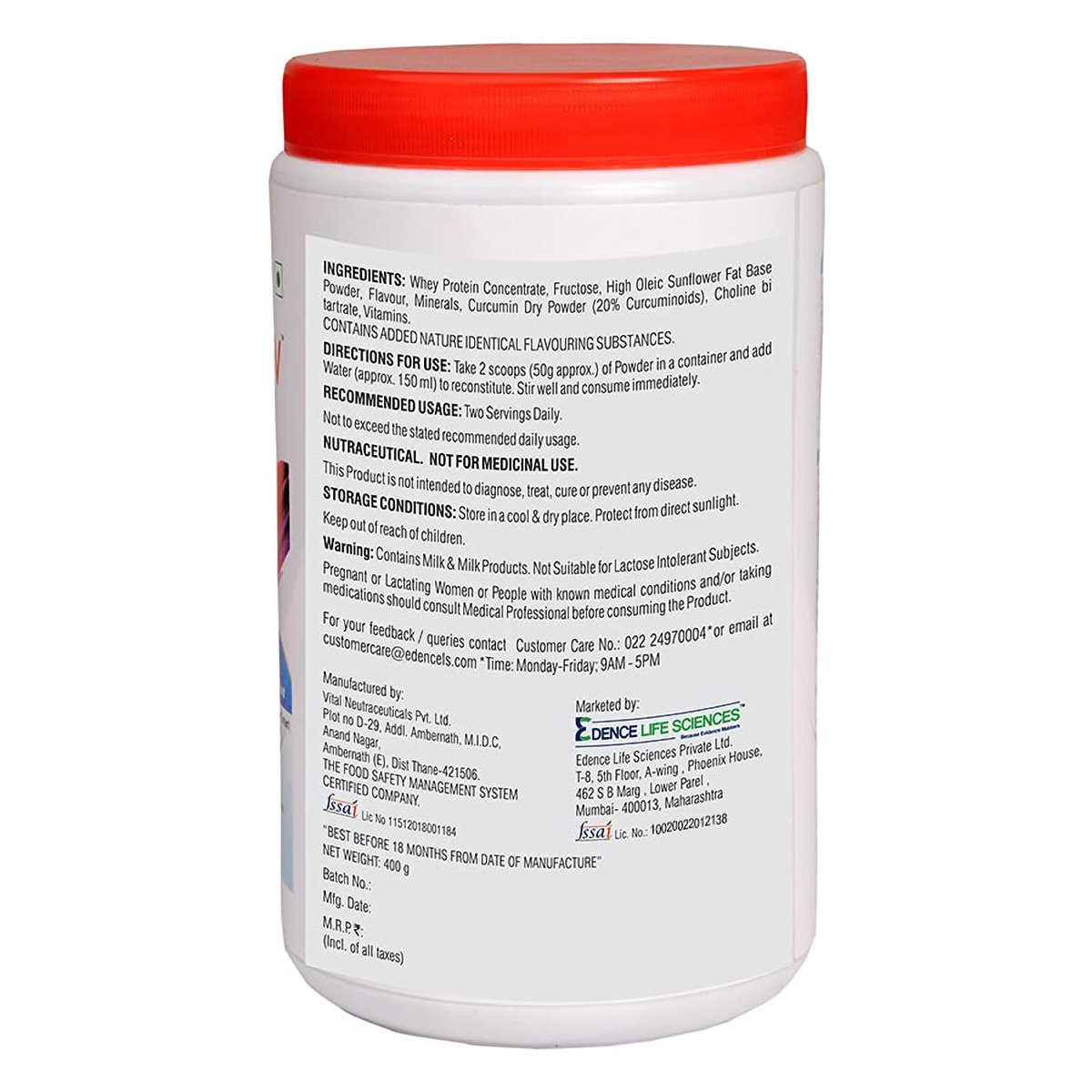 InstaRecov Vanilla Powder 400 gm, Pack of 1 InstaRecov Vanilla Powder 400 gm, Pack of 1