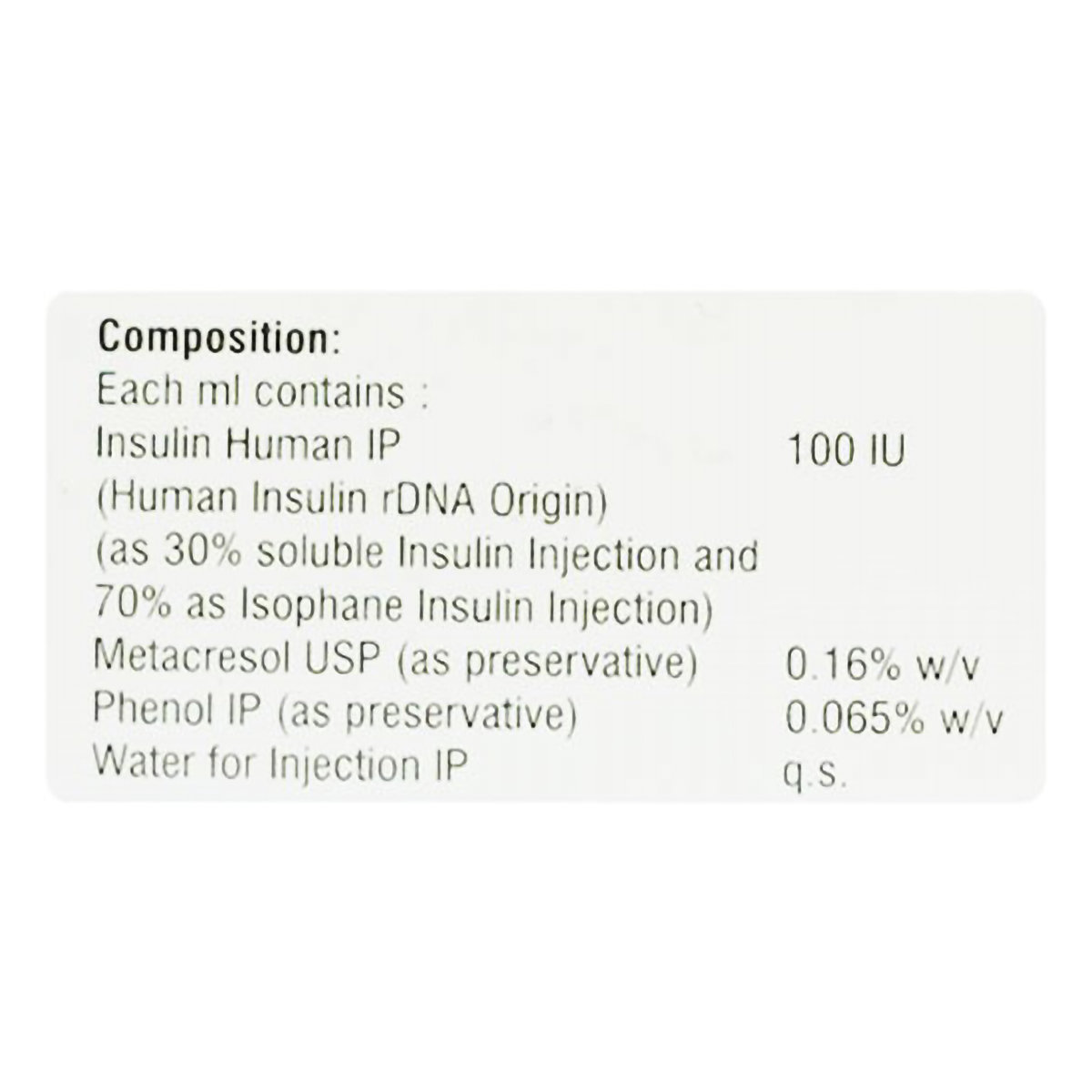 Insutrend 30/70 100IU/ml Cartridge 5x3 ml, Pack of 5 INJECTIONS Insutrend 30/70 100IU/ml Cartridge 5x3 ml, Pack of 5 INJECTIONS