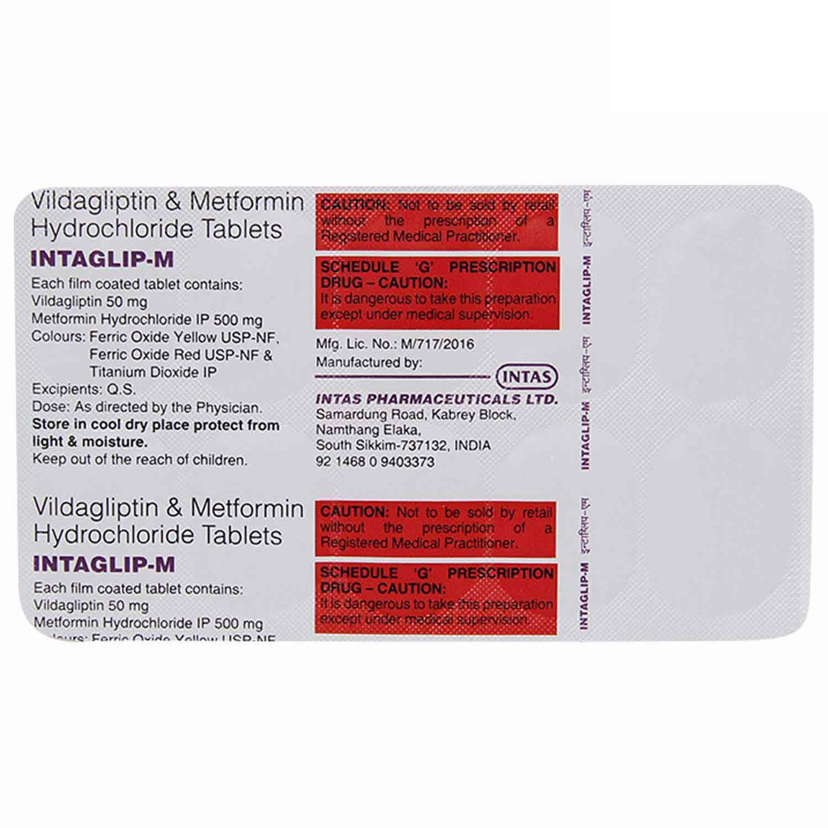 Intaglip M Tablet 10's, Pack of 10 TABLETS Intaglip M Tablet 10's, Pack of 10 TABLETS