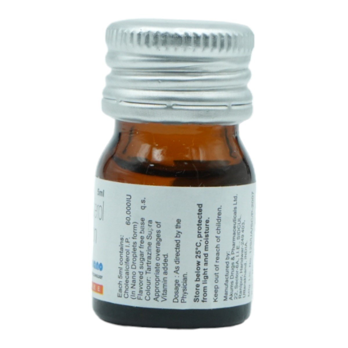 Intoto-D3 Nano 60K Sugar Free Oral Solution 5 ml, Pack of 1 Intoto-D3 Nano 60K Sugar Free Oral Solution 5 ml, Pack of 1