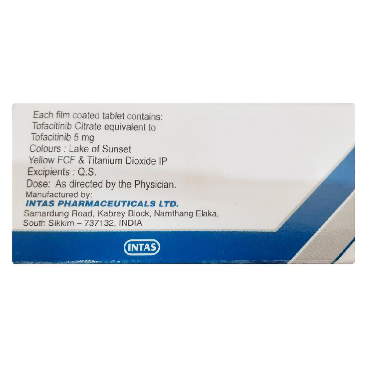 Intajac 5 Tablet 10's, Pack of 10 TabletS Intajac 5 Tablet 10's, Pack of 10 TabletS