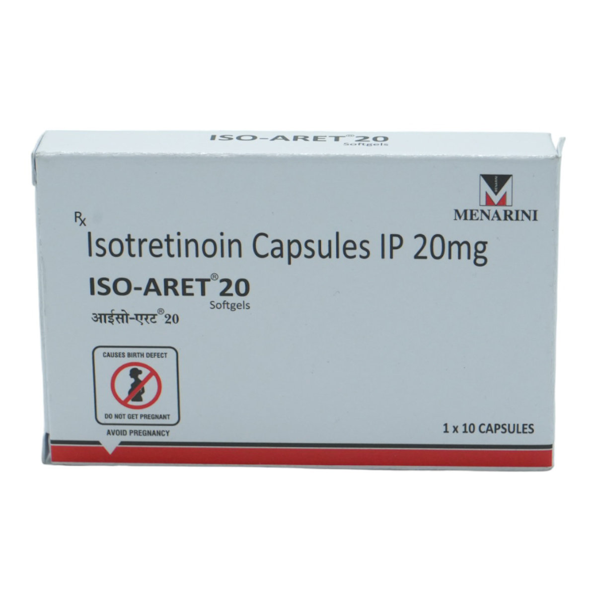 Iso-Aret 20 mg Capsule 10's, Pack of 10 CAPSULES Iso-Aret 20 mg Capsule 10's, Pack of 10 CAPSULES