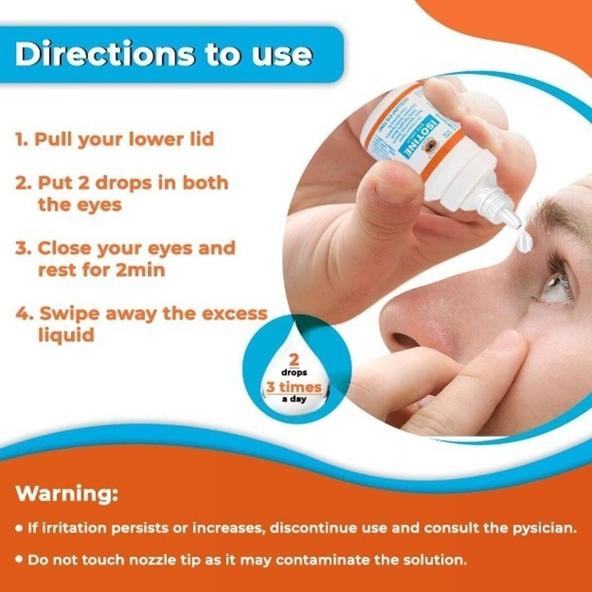 Isotine Eye Drops 10 ml, Pack of 1 Isotine Eye Drops 10 ml, Pack of 1