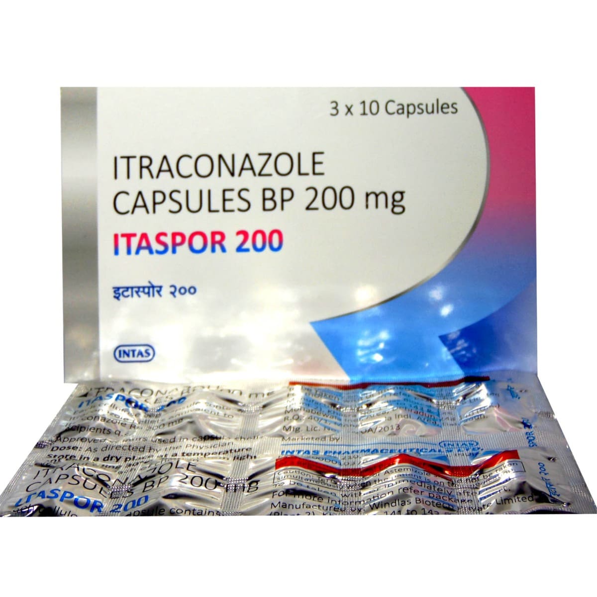 Itaspor 200 Capsule 10's, Pack of 10 CAPSULES Itaspor 200 Capsule 10's, Pack of 10 CAPSULES
