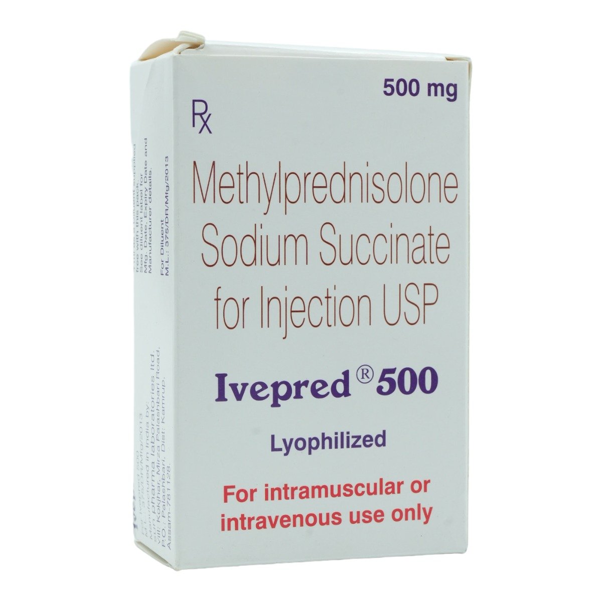 Ivepred 500 mg Injection 1's, Pack of 1 Injection Ivepred 500 mg Injection 1's, Pack of 1 Injection
