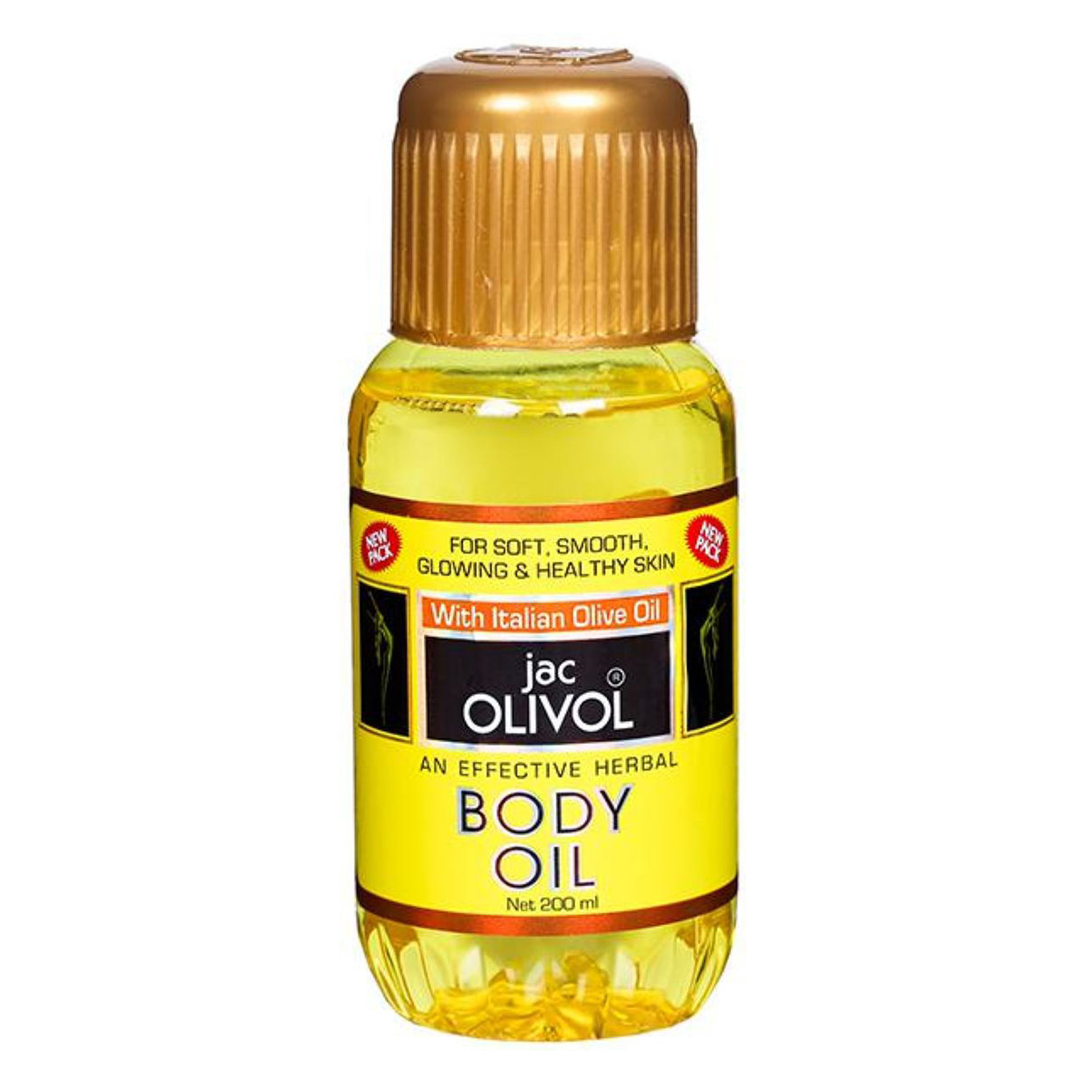 Jac Olivol Body Oil 200 ml | With Italian Olive Oil | For Soft, Smooth, Glowing & Healthy Skin, Pack of 1 Jac Olivol Body Oil 200 ml | With Italian Olive Oil | For Soft, Smooth, Glowing & Healthy Skin, Pack of 1
