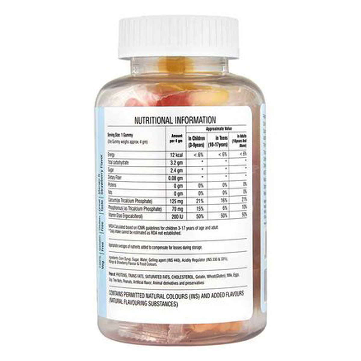 Jelly Vita Kids Calcium & Vitamin D Gummies, 30 Count, Pack of 1 Jelly Vita Kids Calcium & Vitamin D Gummies, 30 Count, Pack of 1