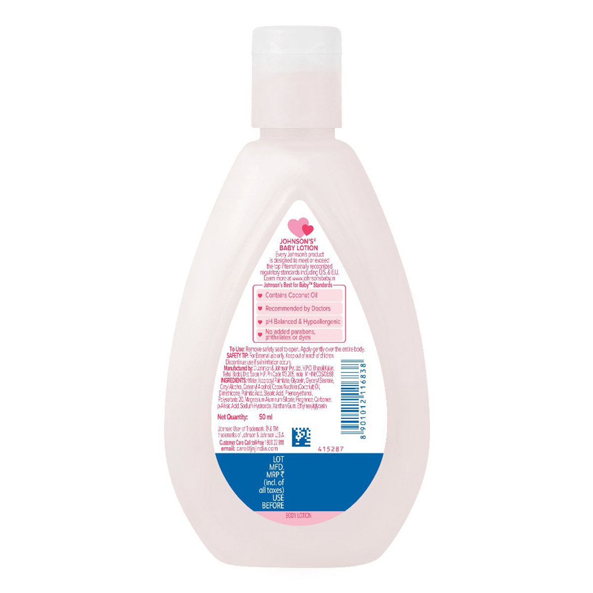 Johnson's Baby Lotion, 50 ml, Pack of 1 Johnson's Baby Lotion, 50 ml, Pack of 1