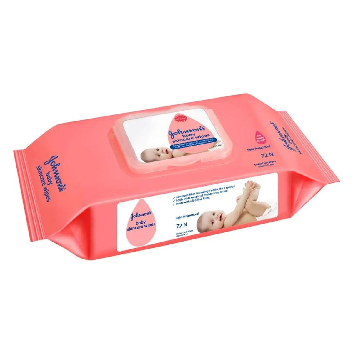 Johnson's Baby Skincare Wipes, 72 Count, Pack of 1 Johnson's Baby Skincare Wipes, 72 Count, Pack of 1