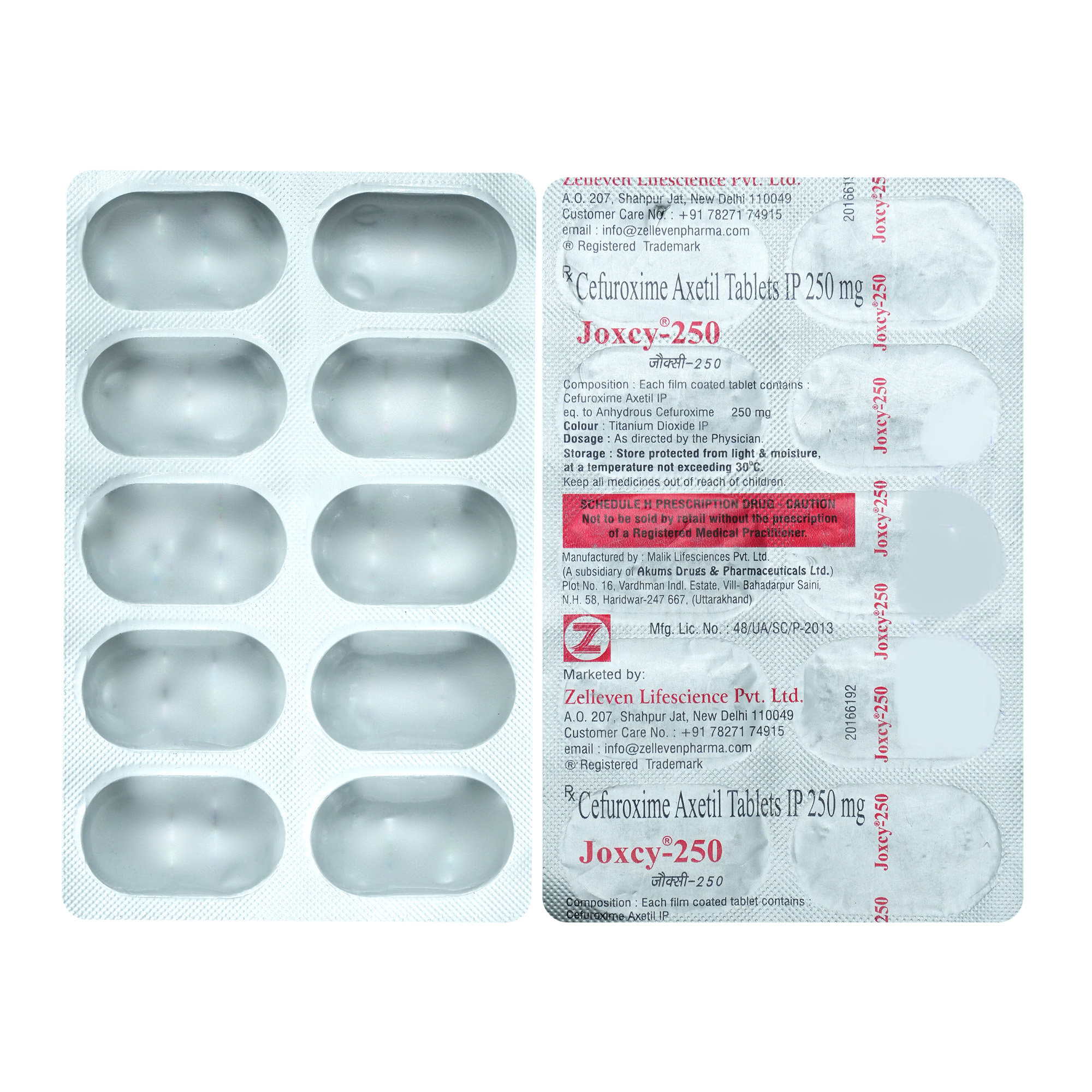 Joxcy-250 Tablet 10's, Pack of 10 TabletS Joxcy-250 Tablet 10's, Pack of 10 TabletS