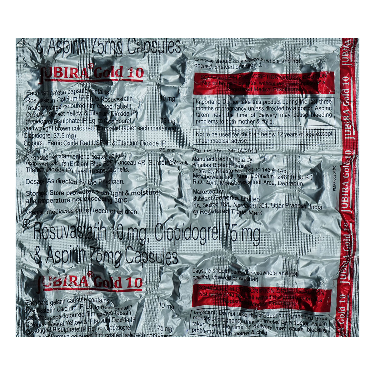 Jubira Gold 10mg Capsule 15's, Pack of 15 CapsuleS Jubira Gold 10mg Capsule 15's, Pack of 15 CapsuleS