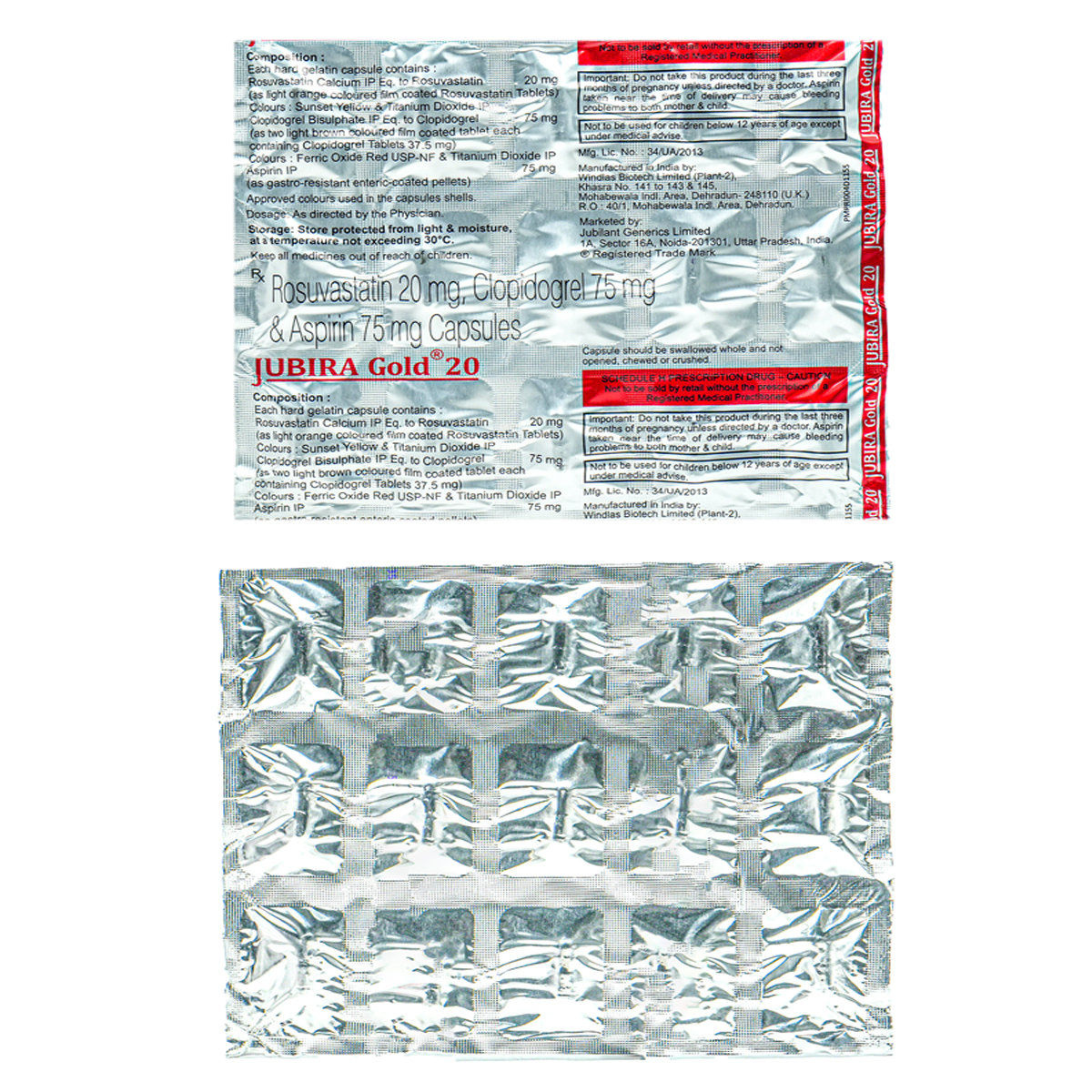 Jubira Gold 20 Capsule 15's, Pack of 15 TabletS Jubira Gold 20 Capsule 15's, Pack of 15 TabletS