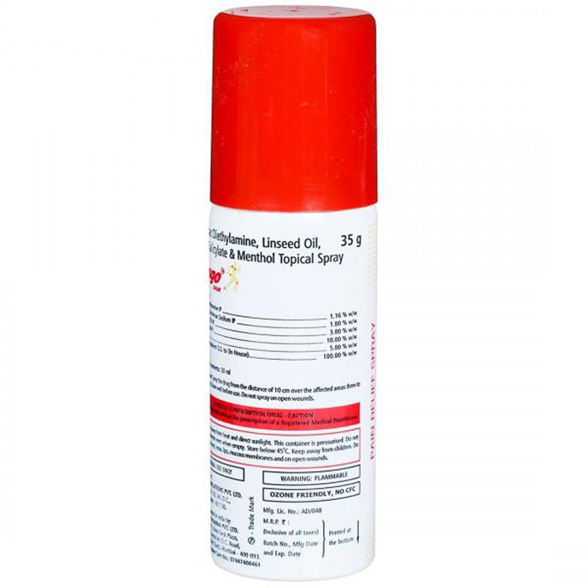 Jusgo Spary 35 gm, Pack of 1 Spray Jusgo Spary 35 gm, Pack of 1 Spray