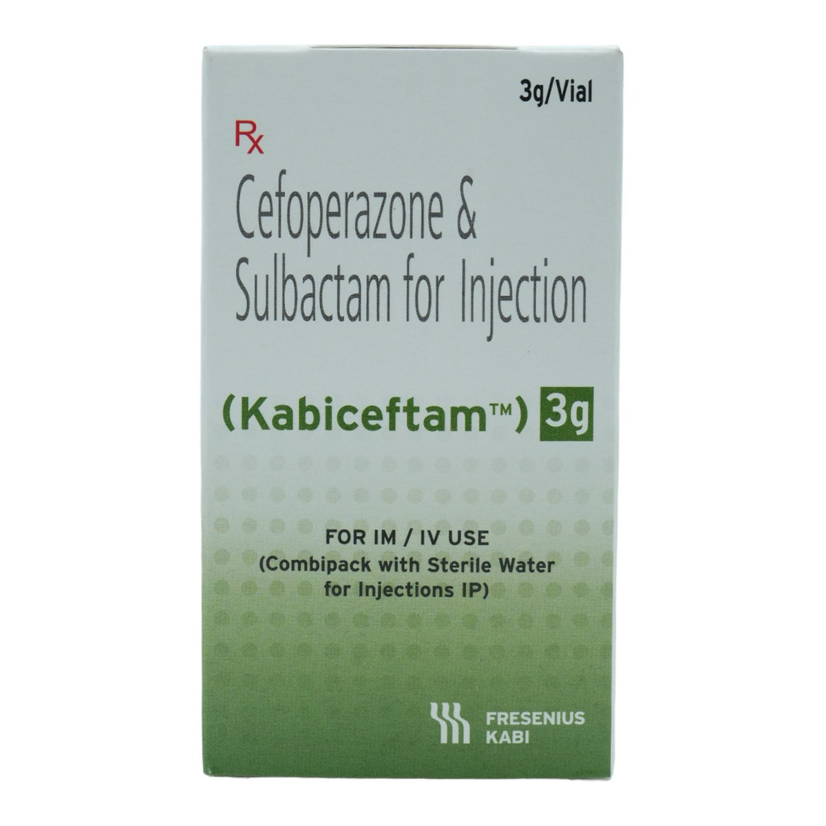 Kabiceftam 3 g Injection 1's, Pack of 1 Kabiceftam 3 g Injection 1's, Pack of 1