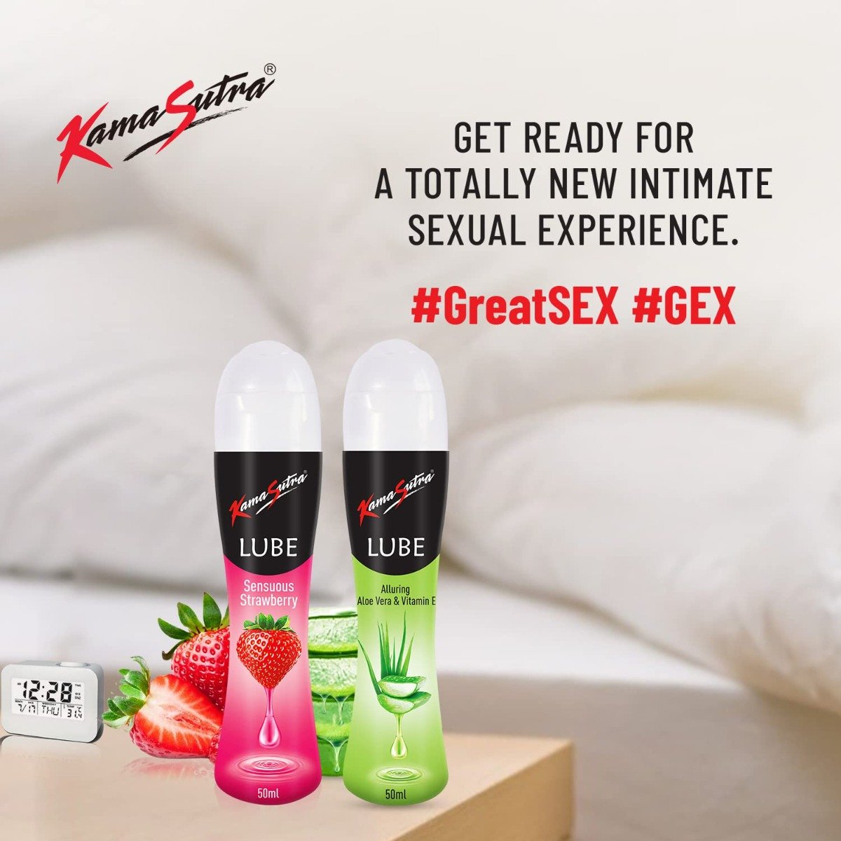 Kamasutra Strawberry Flavour Personal Lubricant, 50 ml, Pack of 1 Kamasutra Strawberry Flavour Personal Lubricant, 50 ml, Pack of 1