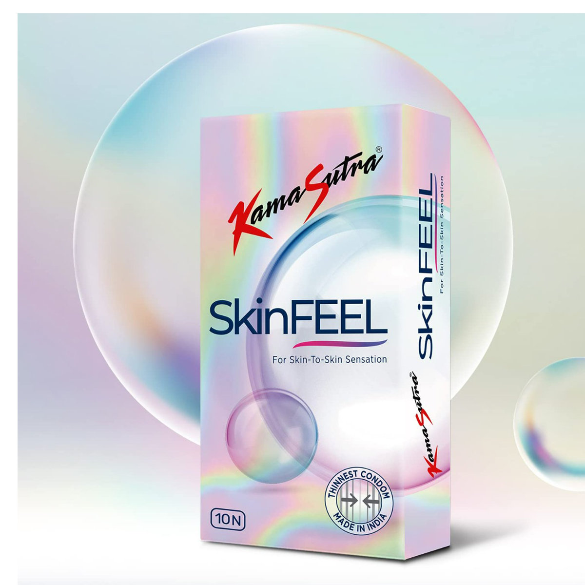Kamasutra Skinfeel Condoms, 10 Count, Pack of 1 Kamasutra Skinfeel Condoms, 10 Count, Pack of 1