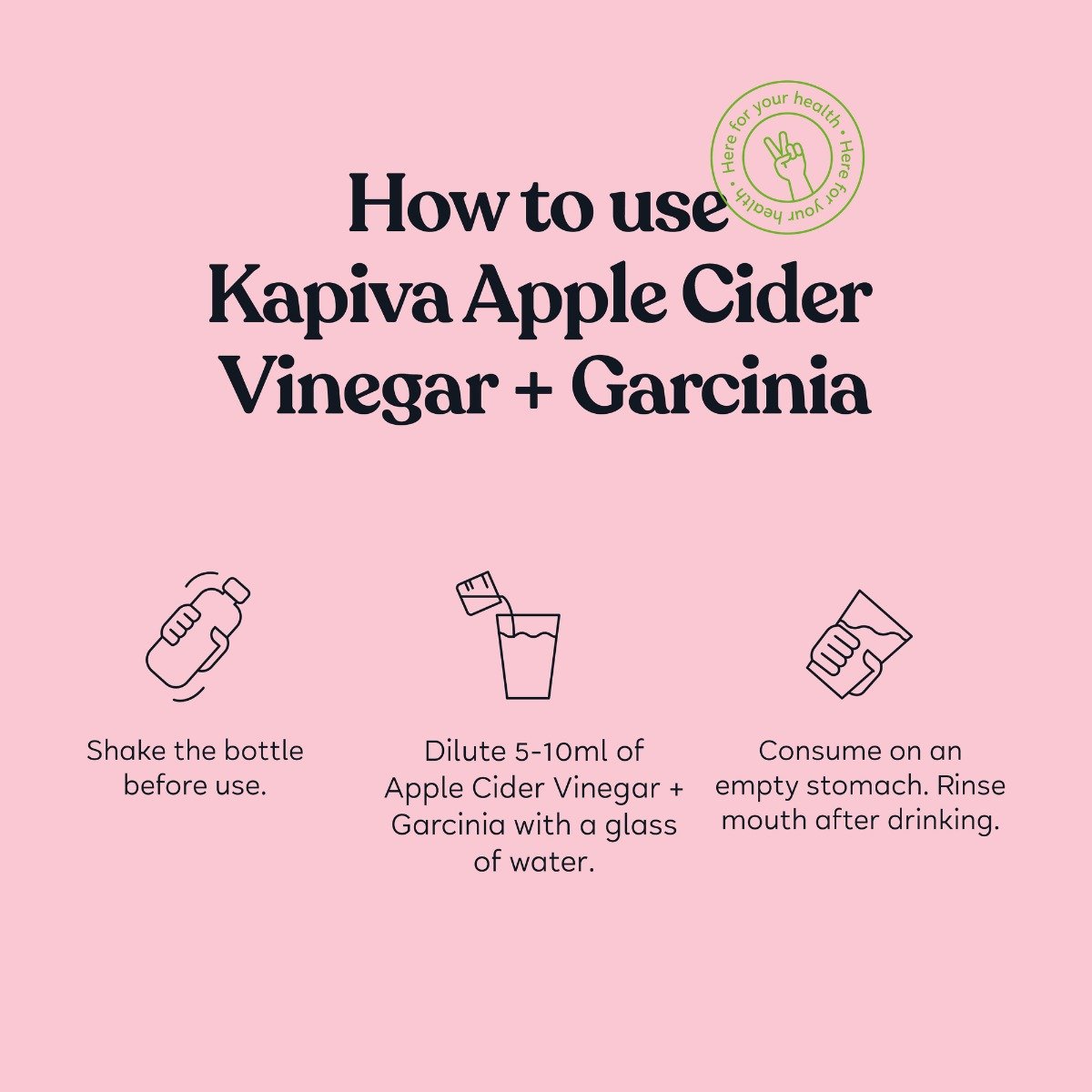Kapiva Apple Cider Vinegar + Garcinia Juice, 500 ml, Pack of 1 Kapiva Apple Cider Vinegar + Garcinia Juice, 500 ml, Pack of 1