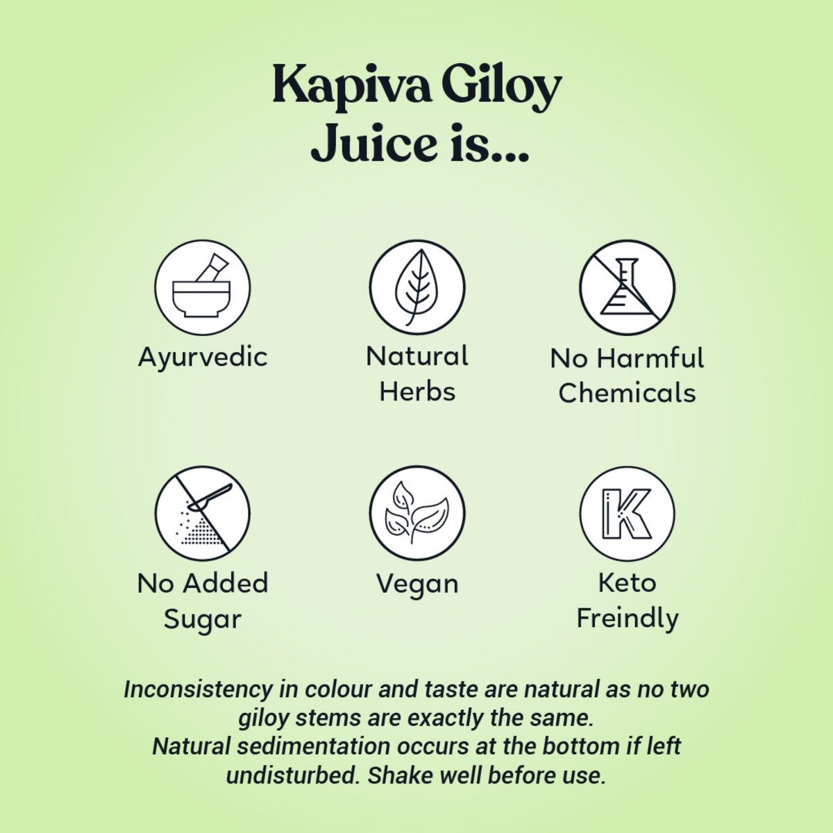 Kapiva Giloy Juice, 1 L, Pack of 1 Kapiva Giloy Juice, 1 L, Pack of 1