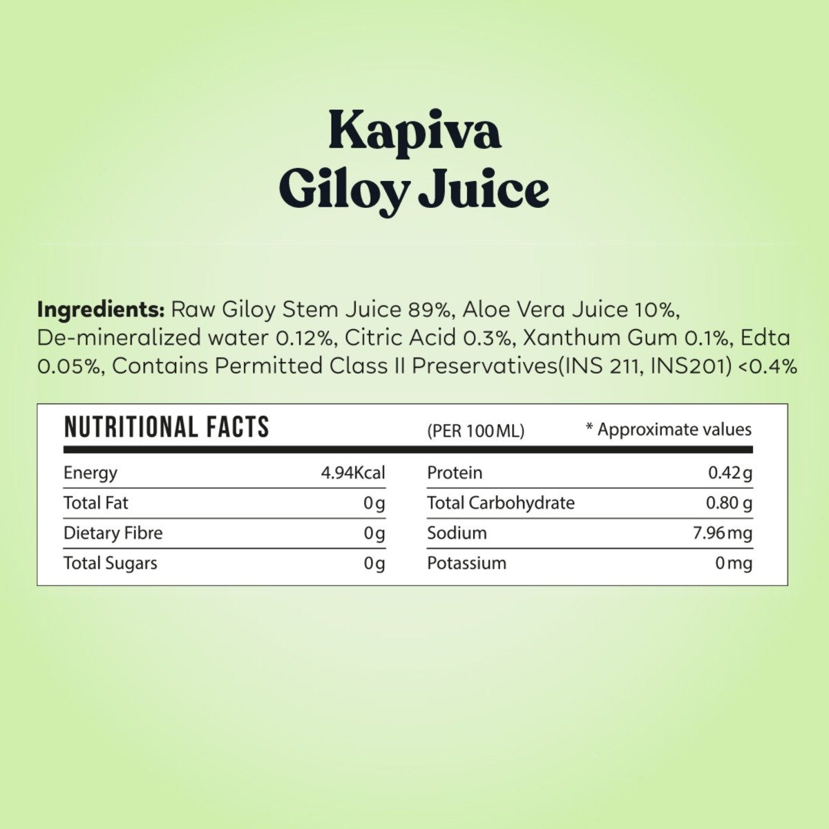 Kapiva Giloy Juice, 1 L, Pack of 1 Kapiva Giloy Juice, 1 L, Pack of 1