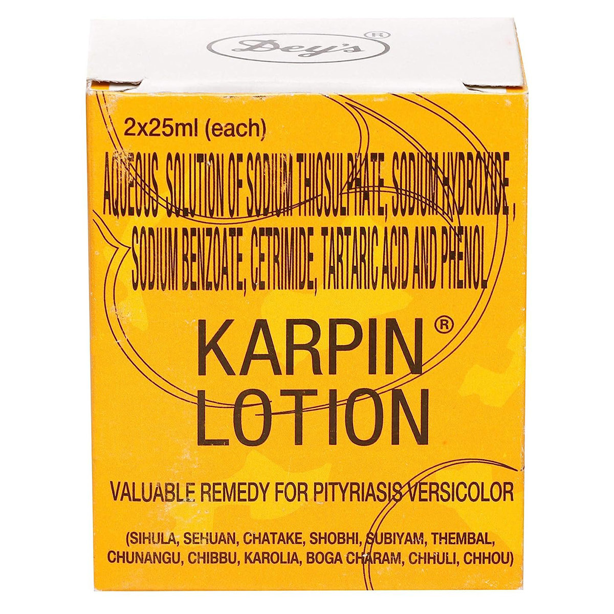 Karpin Lotion 25 ml | For Pityriasis Versicolor, Pack of 1 Karpin Lotion 25 ml | For Pityriasis Versicolor, Pack of 1
