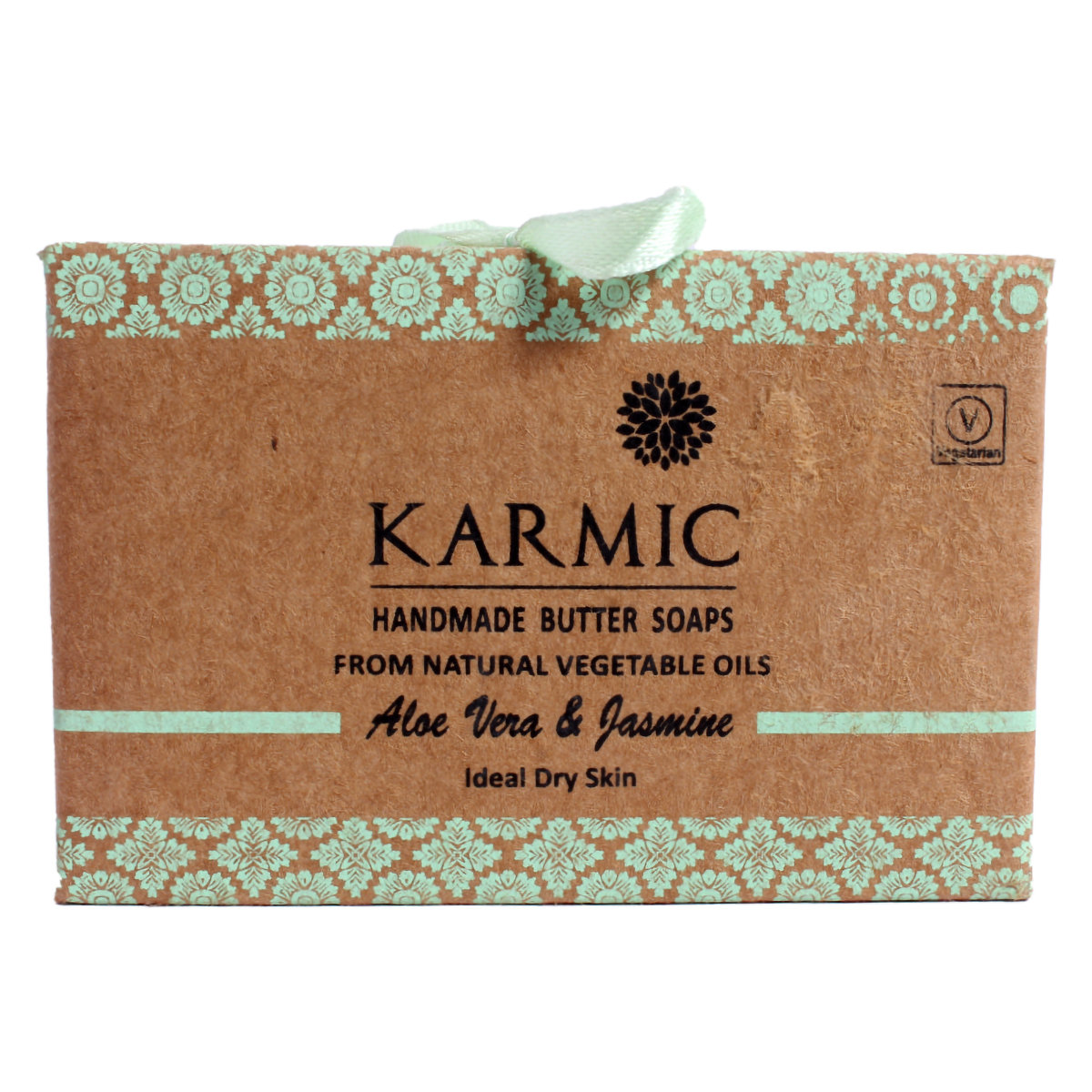 Karmic Aloe Vera & Jasmine Handmade Butter Soaps 125 gm | Coconut Oil, Aloe Vera & Kokum Butter | Gentle Cleansing | Hydrates & Soothes Skin | With Fragrance Of Jasmine | For Dry Skin, Pack of 1 Karmic Aloe Vera & Jasmine Handmade Butter Soaps 125 gm | Coconut Oil, Aloe Vera & Kokum Butter | Gentle Cleansing | Hydrates & Soothes Skin | With Fragrance Of Jasmine | For Dry Skin, Pack of 1