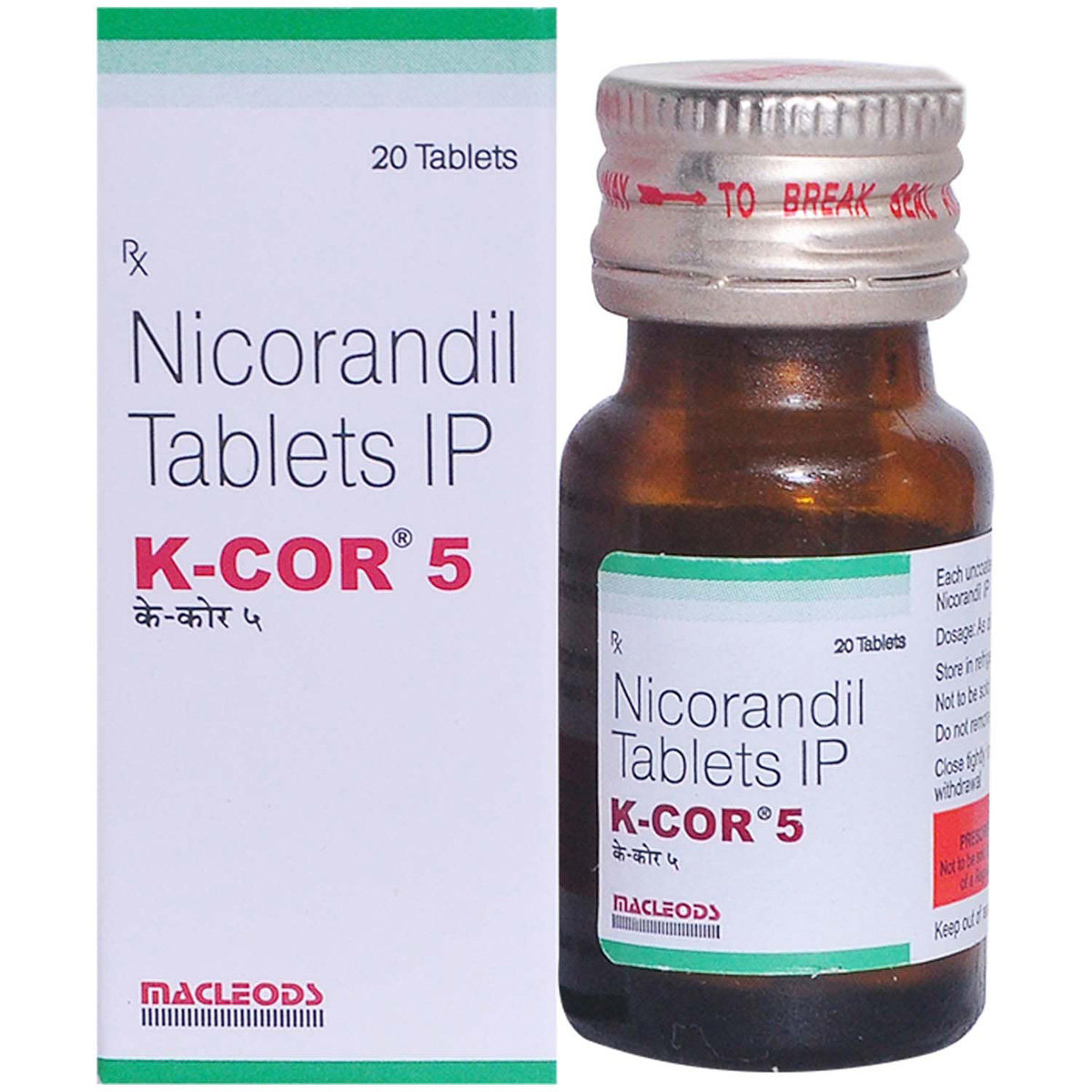 K-Cor 5 Tablet 20's, Pack of 1 TABLET K-Cor 5 Tablet 20's, Pack of 1 TABLET