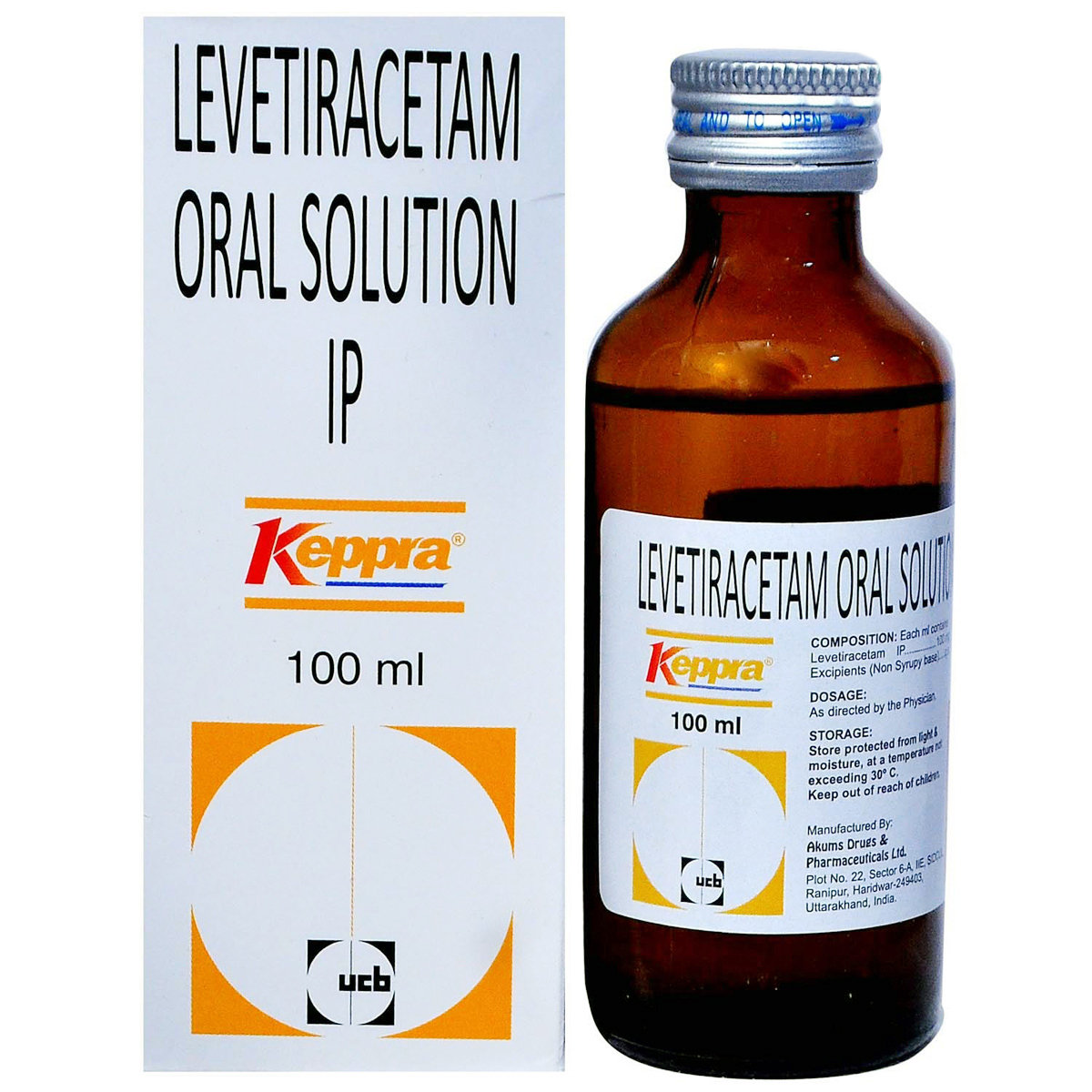 Keppra Solution 100 ml, Pack of 1 Solution Keppra Solution 100 ml, Pack of 1 Solution