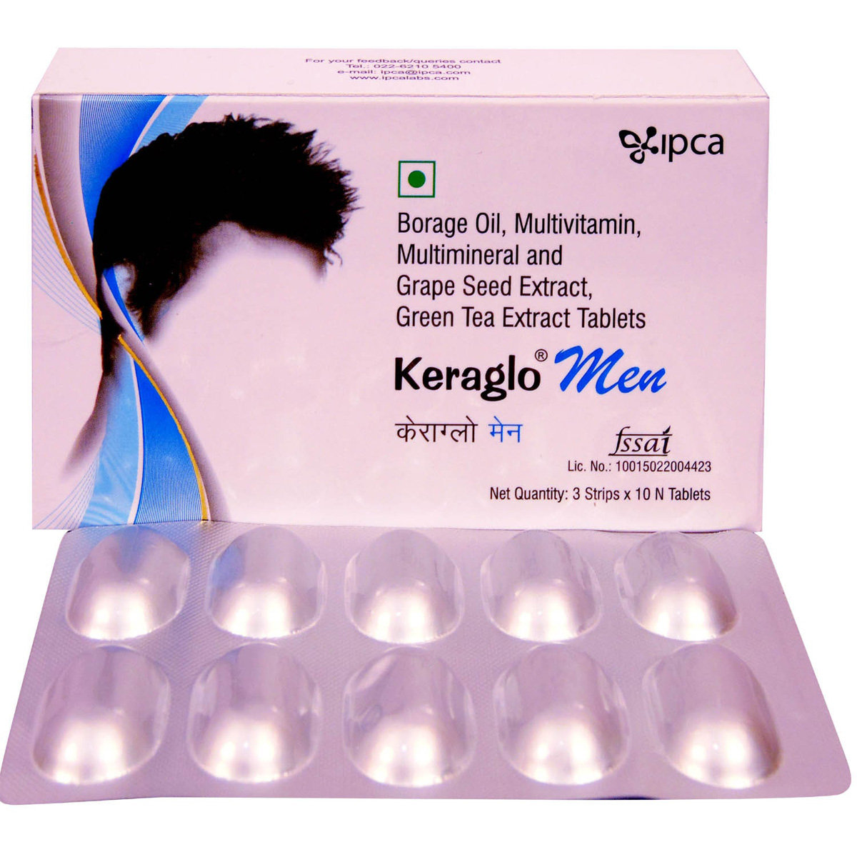 Keraglo Men Tablet 10's, Pack of 10 Keraglo Men Tablet 10's, Pack of 10