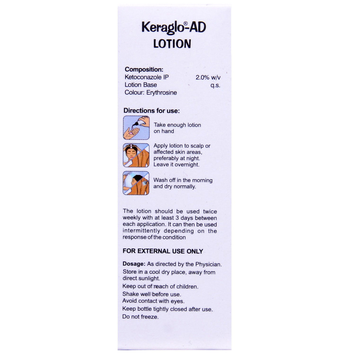 Keraglo AD Lotion 50 ml, Pack of 1 LOTION Keraglo AD Lotion 50 ml, Pack of 1 LOTION