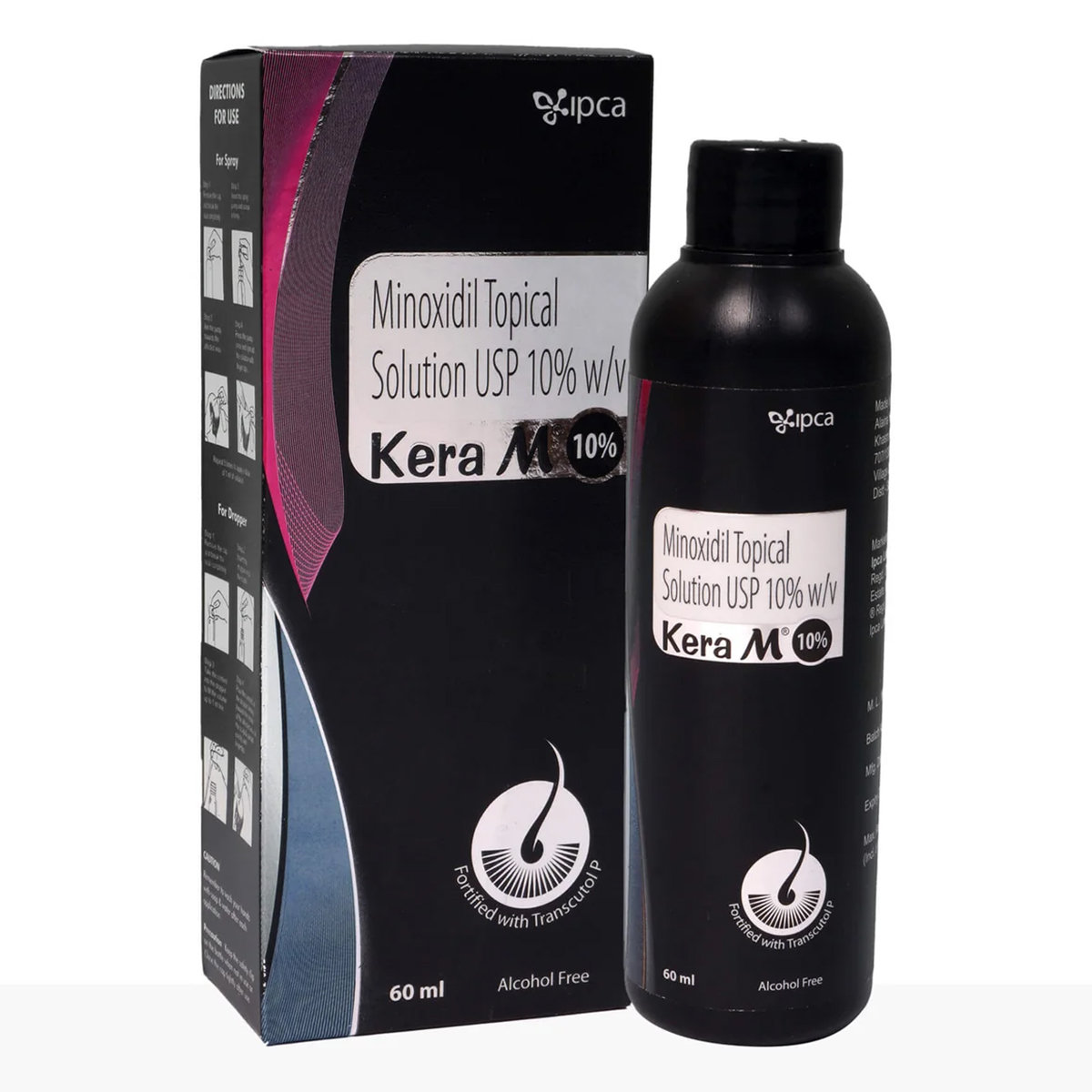 Kera M 10% Topical Solution 60 ml, Pack of 1 Solution Kera M 10% Topical Solution 60 ml, Pack of 1 Solution
