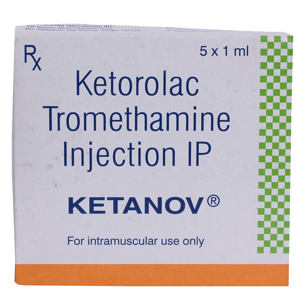 Ketanov Injection 1 ml, Pack of 1 Injection Ketanov Injection 1 ml, Pack of 1 Injection