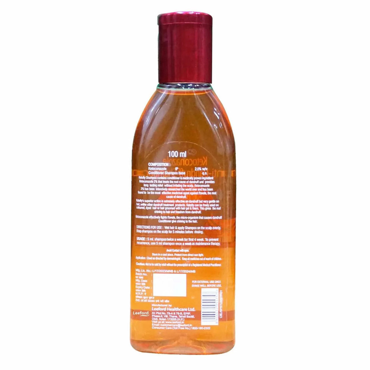 Ketofly Anti Dandruff Shampoo, 100 ml, Pack of 1 Ketofly Anti Dandruff Shampoo, 100 ml, Pack of 1