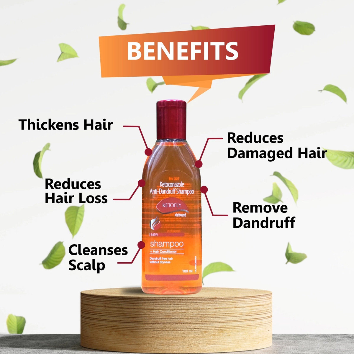 Ketofly Anti Dandruff Shampoo, 100 ml, Pack of 1 Ketofly Anti Dandruff Shampoo, 100 ml, Pack of 1