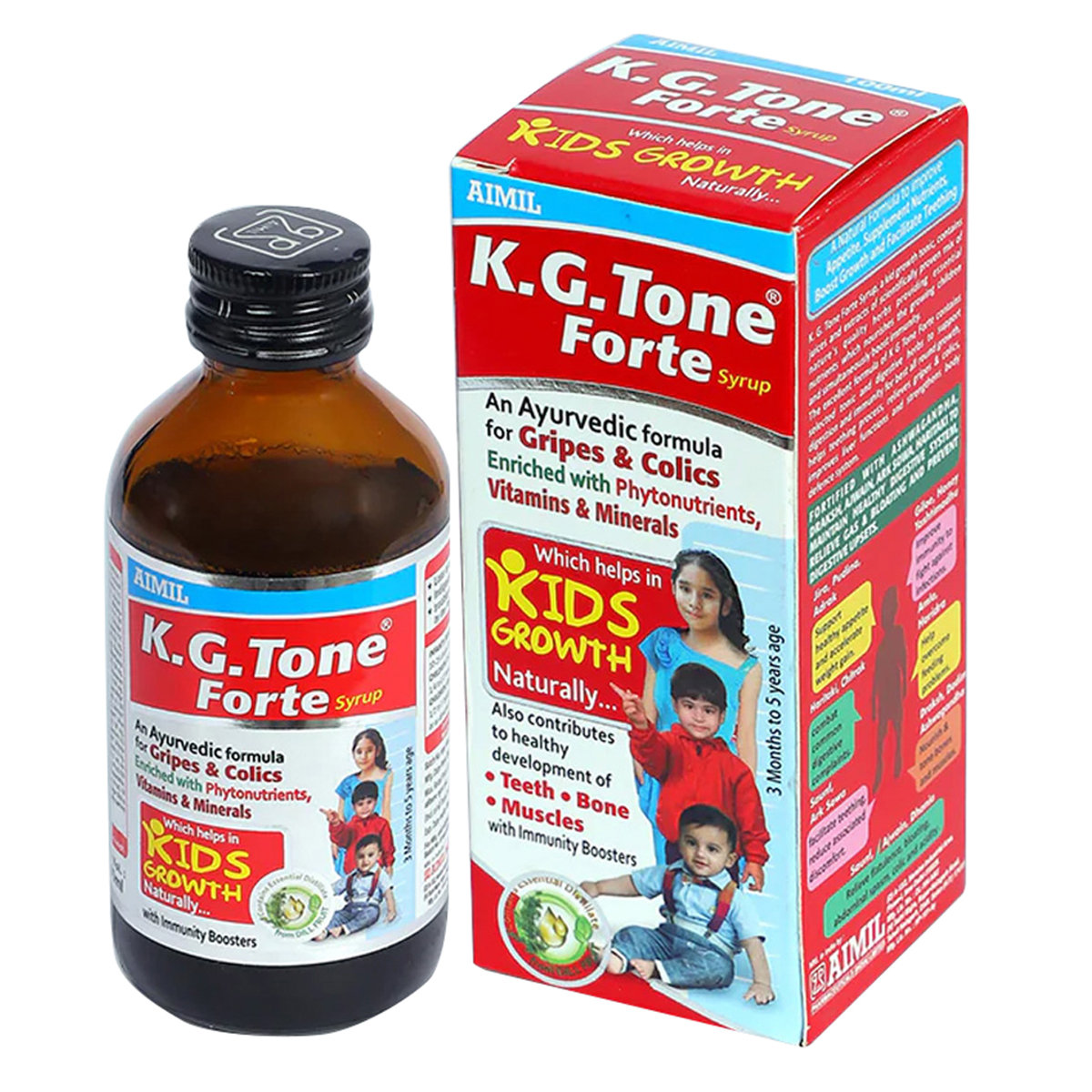 Aimil K.G.Tone Forte Syrup, 100 ml, Pack of 1 Aimil K.G.Tone Forte Syrup, 100 ml, Pack of 1