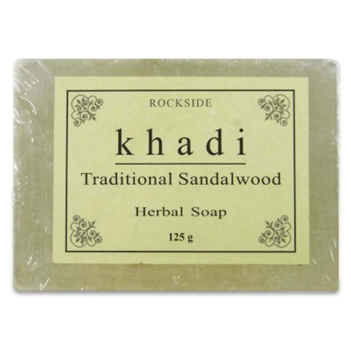 Khadi Traditional Sandalwood Herbal Soap 125 gm | Reduces Acne | Moisturises Dry Skin | For All Skin Type, Pack of 1 Khadi Traditional Sandalwood Herbal Soap 125 gm | Reduces Acne | Moisturises Dry Skin | For All Skin Type, Pack of 1