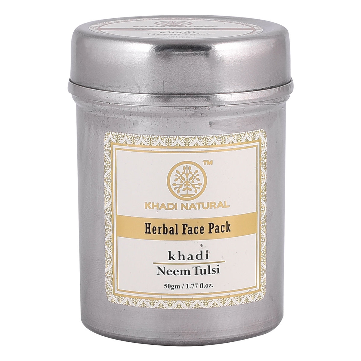 Khadi Neem Tulsi Herbal Face Pack 50 gm | Cleanses Impurities | Soothes & Moisturises Skin | For Healthy & Glowing Skin, Pack of 1 Khadi Neem Tulsi Herbal Face Pack 50 gm | Cleanses Impurities | Soothes & Moisturises Skin | For Healthy & Glowing Skin, Pack of 1