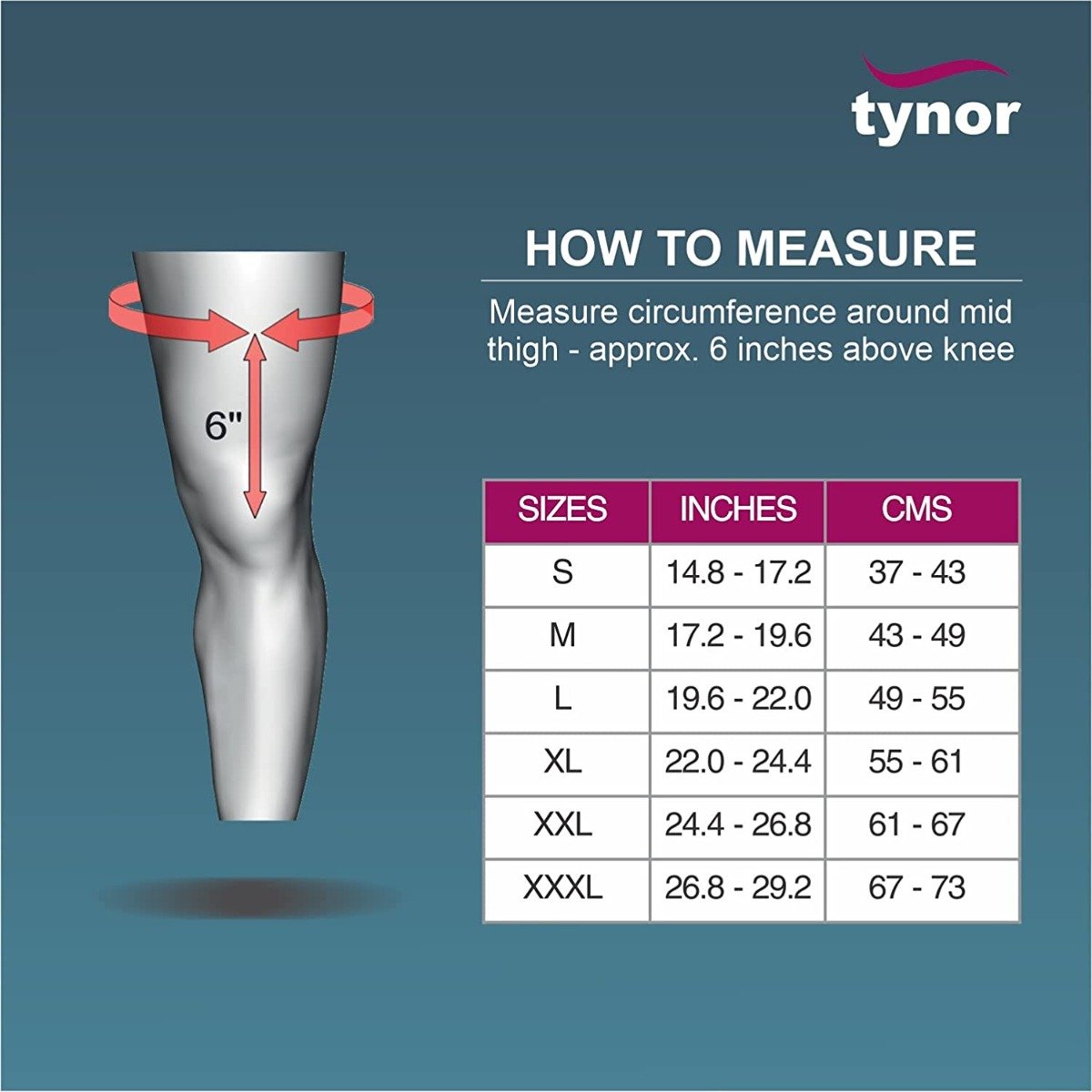Tynor Knee Cap Large, 1 Pair, Pack of 1 Tynor Knee Cap Large, 1 Pair, Pack of 1