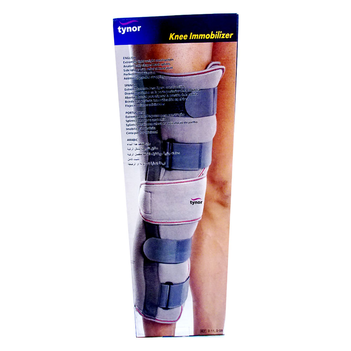 Tynor Knee Immobiliser Large, 1 Count, Pack of 1 Tynor Knee Immobiliser Large, 1 Count, Pack of 1