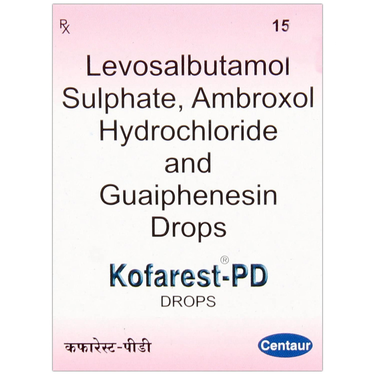 Kofarest-PD Drops 15 ml, Pack of 1 DROPS Kofarest-PD Drops 15 ml, Pack of 1 DROPS