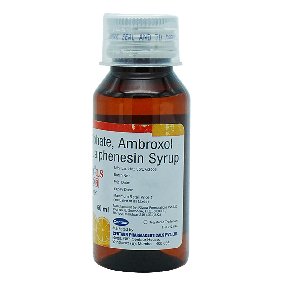 Kofarest-LS Junior Syrup 60 ml, Pack of 1 Syrup Kofarest-LS Junior Syrup 60 ml, Pack of 1 Syrup