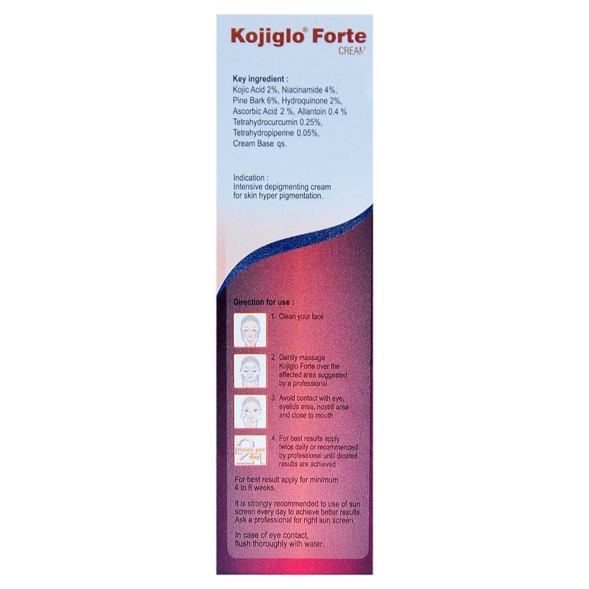 Kojiglo Forte Cream 20 gm, Pack of 1 CREAM Kojiglo Forte Cream 20 gm, Pack of 1 CREAM
