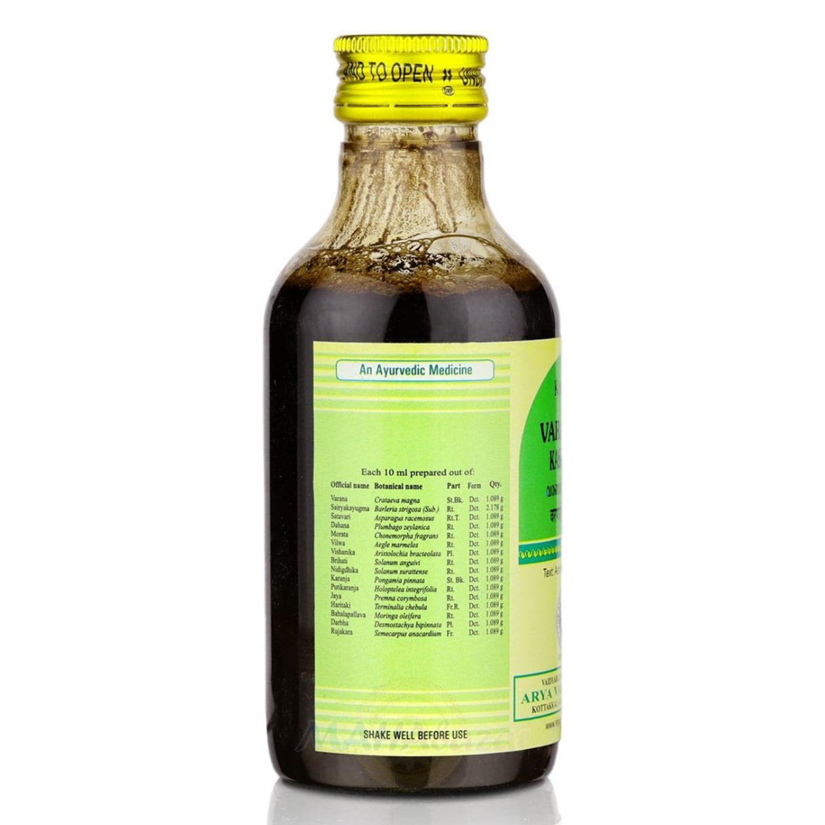 Kottakkal Ayurveda Varanadi Kashayam, 200 ml, Pack of 1 Kottakkal Ayurveda Varanadi Kashayam, 200 ml, Pack of 1