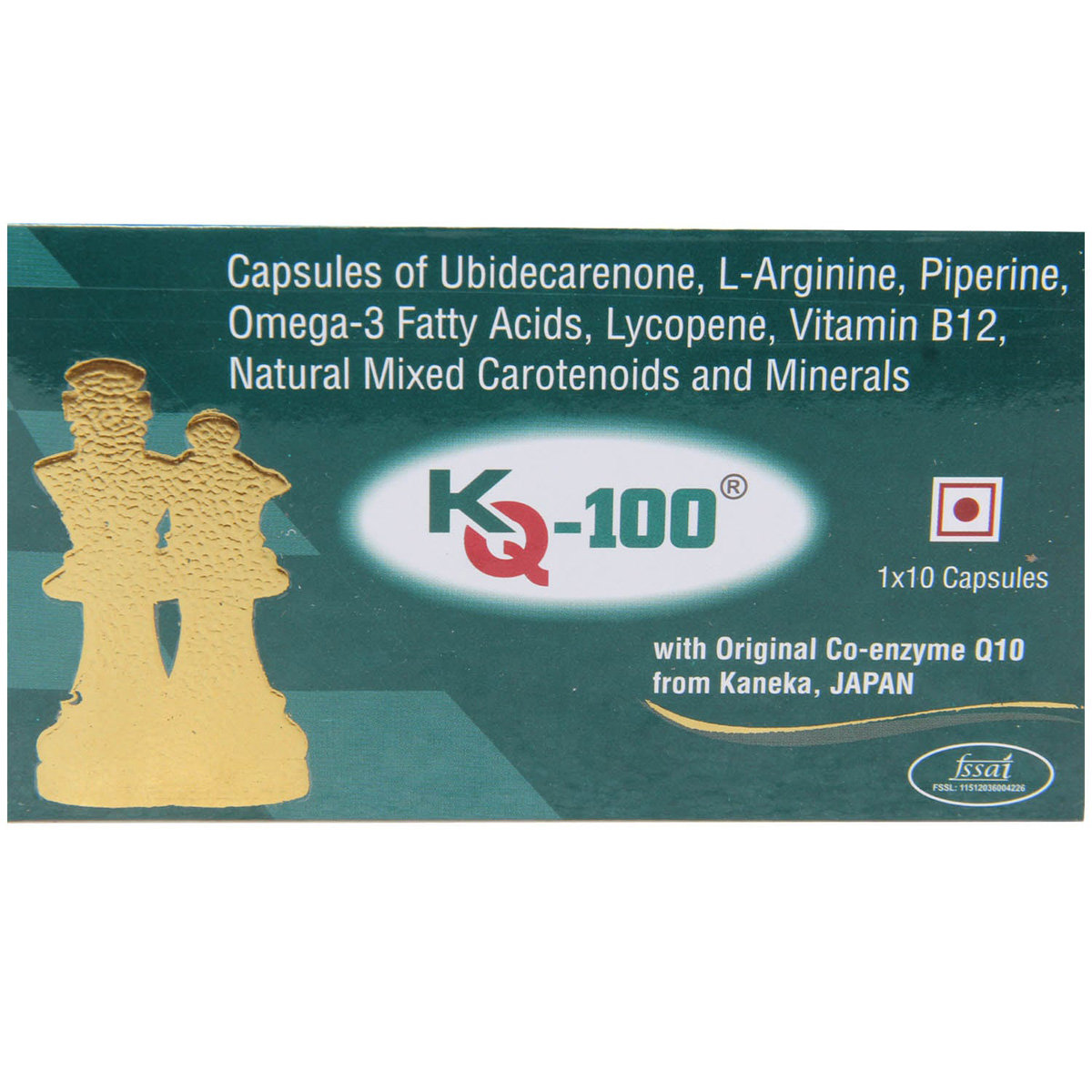 KQ-100 Capsule 10's, Pack of 10 KQ-100 Capsule 10's, Pack of 10