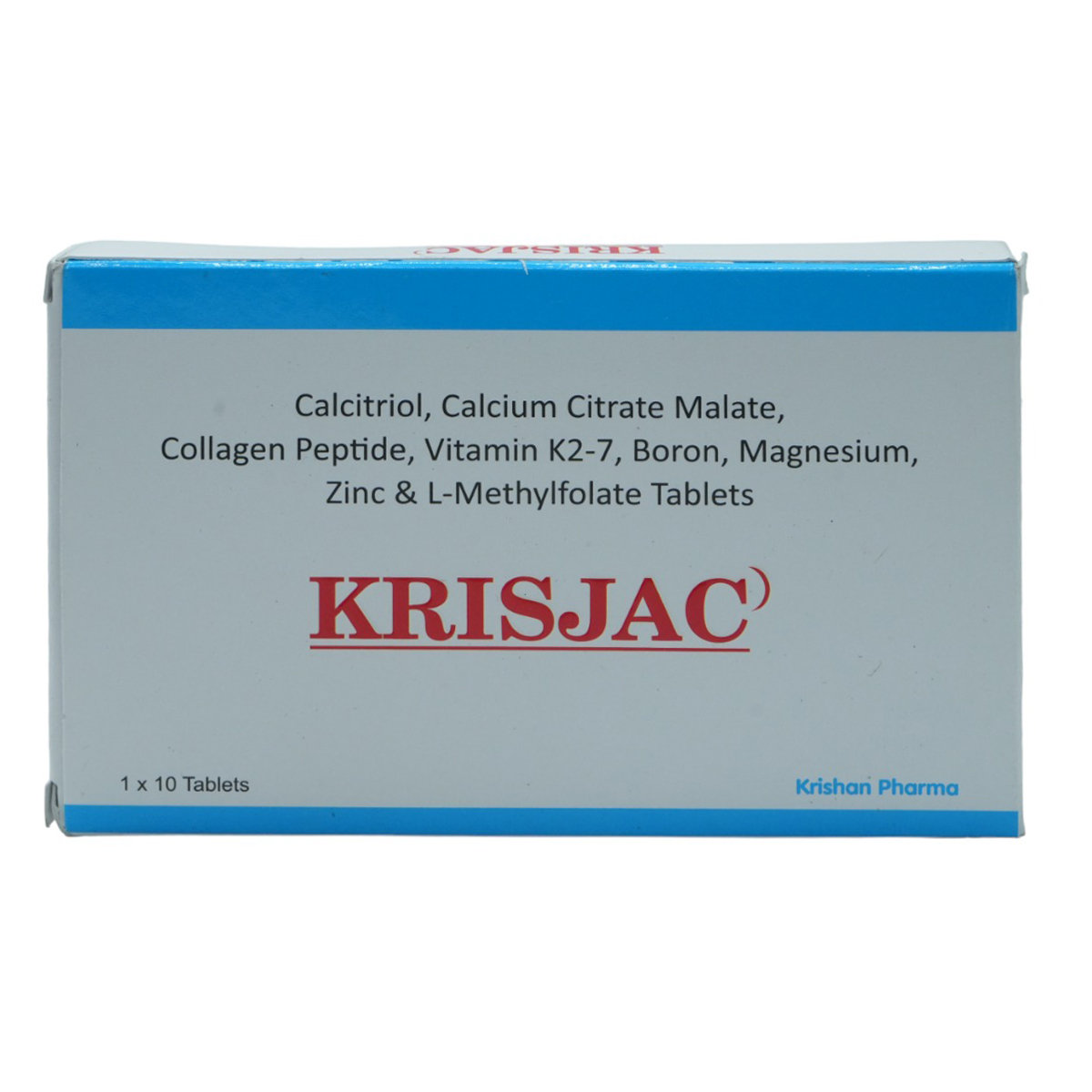 Krisjac Tab 10'S, Pack of 10 TABLETS Krisjac Tab 10'S, Pack of 10 TABLETS
