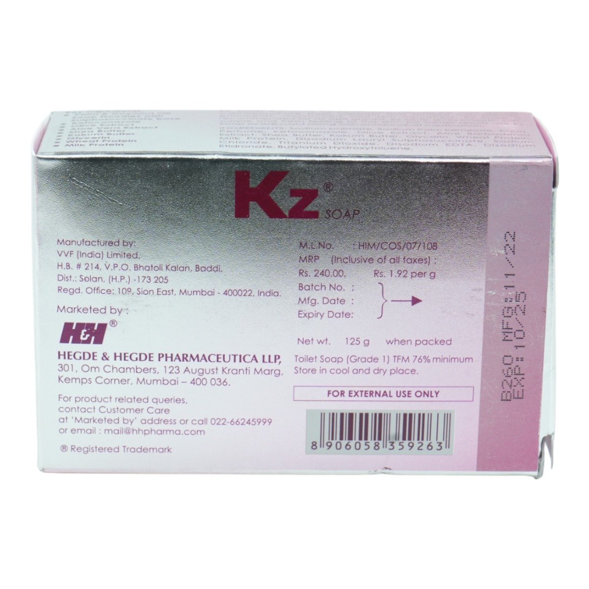 Kz Xl New Soap 125gm, Pack of 1 SOAP Kz Xl New Soap 125gm, Pack of 1 SOAP