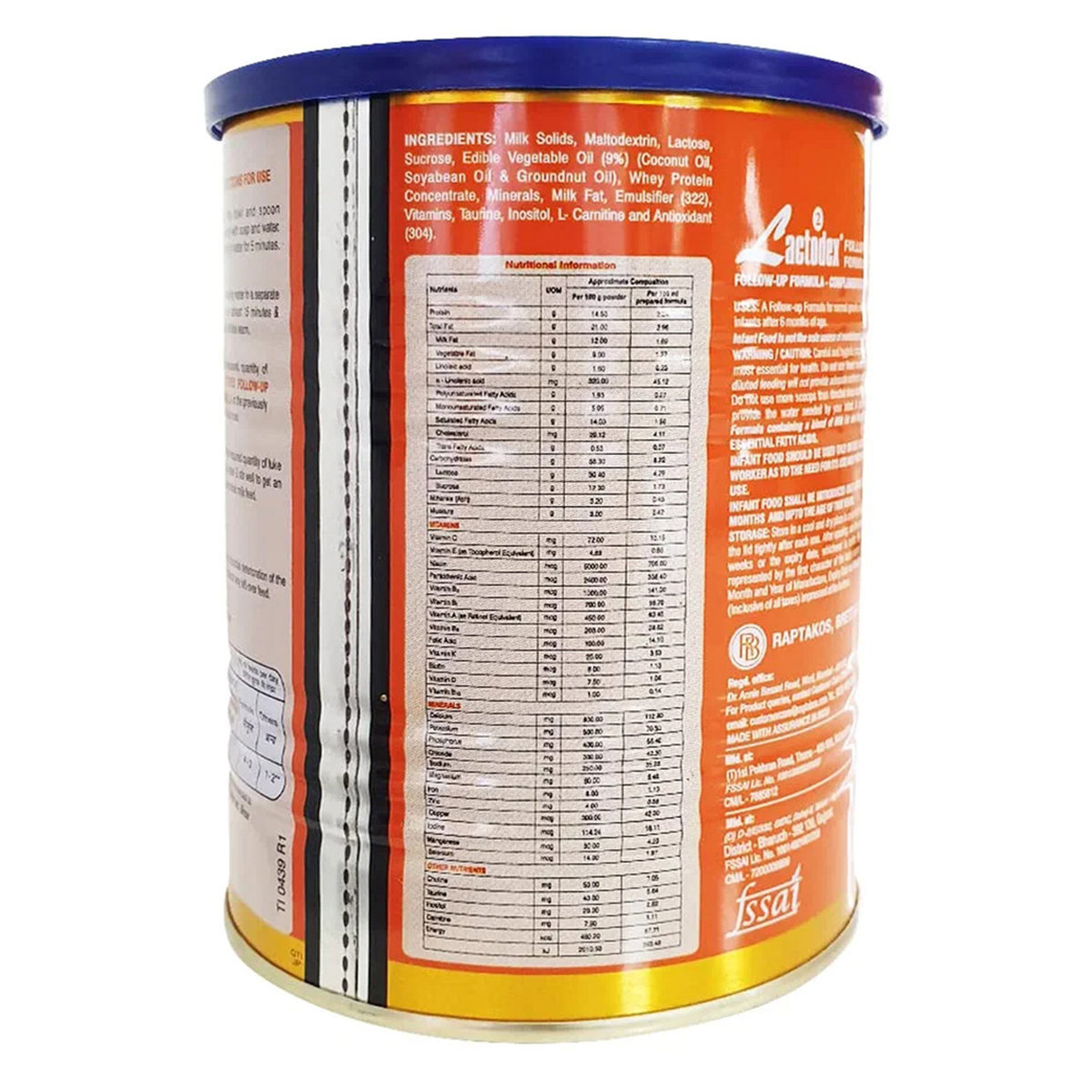 Lactodex Follow-Up Formula Stage 2 Powder for After 6 Months Baby, 500 gm, Pack of 1 Lactodex Follow-Up Formula Stage 2 Powder for After 6 Months Baby, 500 gm, Pack of 1