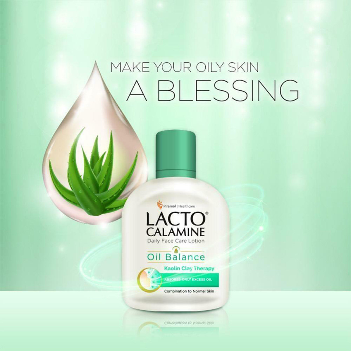 Lacto Calamine Face Lotion 30 ml | Kaolin Clay & Aloe Vera | Absorbs Excess Oil | Fights Dark Spots, Blackheads & Pimples | For Combination to Normal Skin, Pack of 1 Lacto Calamine Face Lotion 30 ml | Kaolin Clay & Aloe Vera | Absorbs Excess Oil | Fights Dark Spots, Blackheads & Pimples | For Combination to Normal Skin, Pack of 1