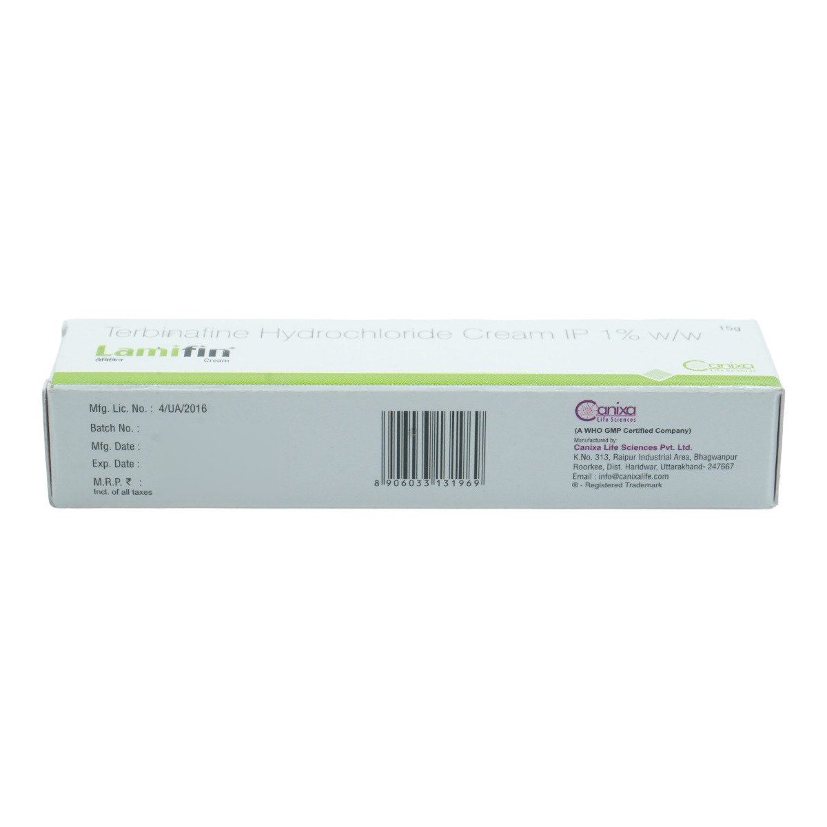 LAMIFIN CREAM 15G, Pack of 1 Ointment LAMIFIN CREAM 15G, Pack of 1 Ointment