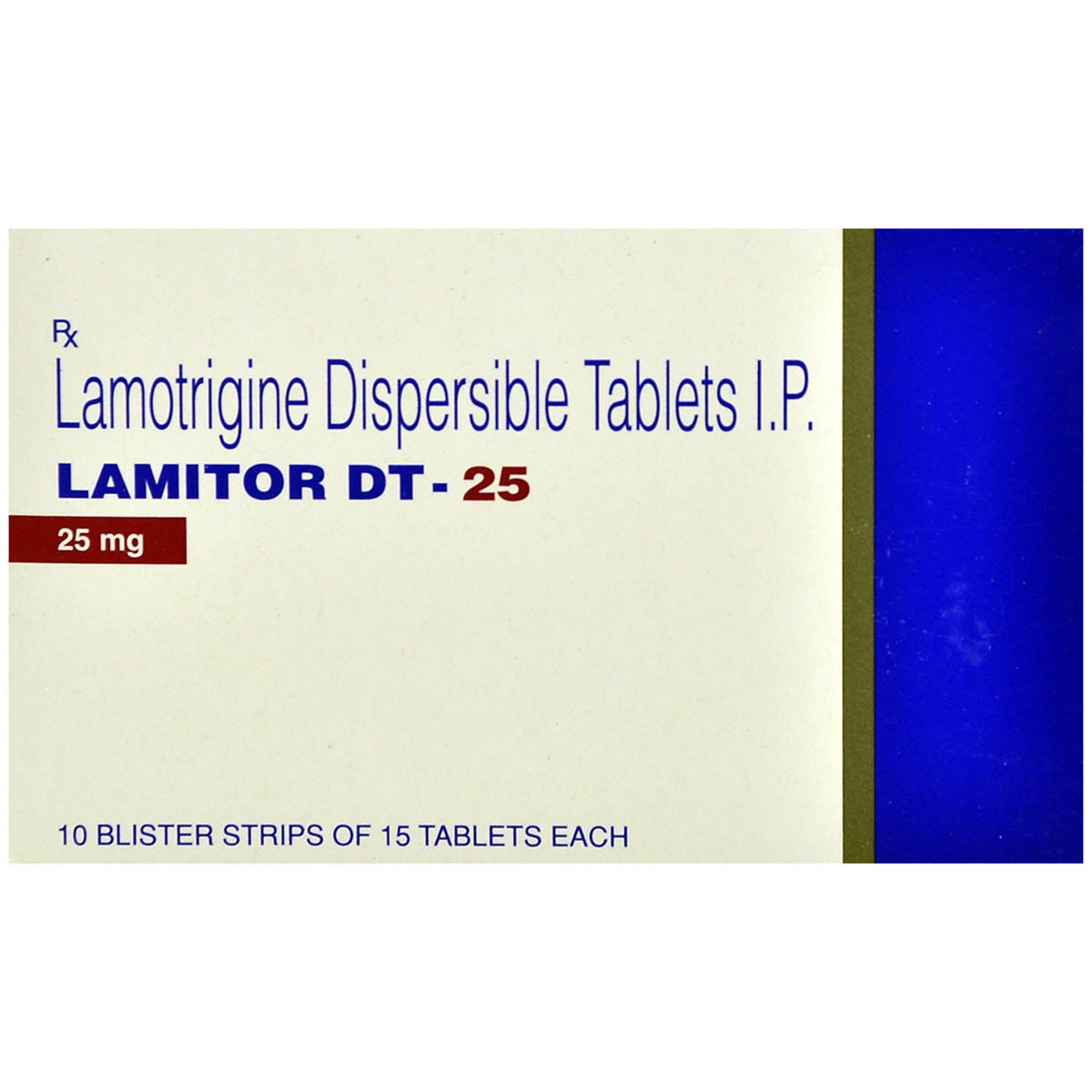 Lamitor DT-25 Tablet 15's, Pack of 15 TABLETS Lamitor DT-25 Tablet 15's, Pack of 15 TABLETS